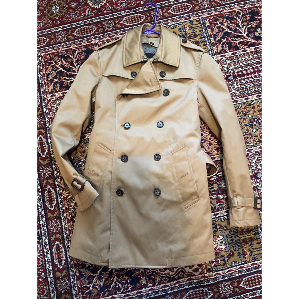 Banana Republic Men’s Double-Breasted Trench Coat